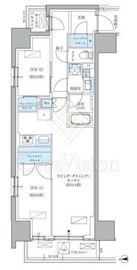 パークアクシス品川天王洲アイル 701 間取り図