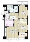 コスモ・イオ桜新町 3階 間取り図