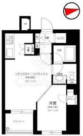 シュロス中野 6階 間取り図