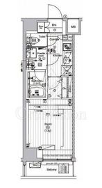 ザ・プレミアムキューブG潮見 4階 間取り図