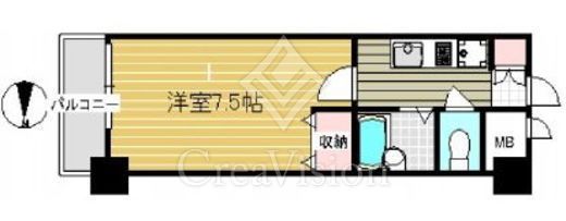 メインステージ広尾 2階 間取り図