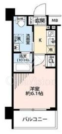 プレールドゥーク渋谷初台 10階 間取り図
