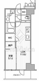 WORVE横浜伊勢佐木町 812 間取り図