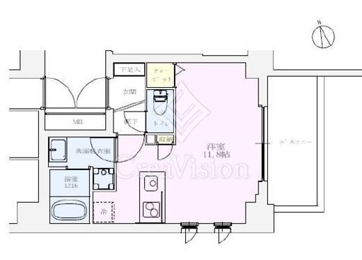 向山ガーデンゲート 501 間取り図