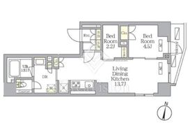 NOGATA RESIDENCE 208 間取り図