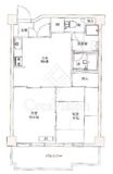 三越ゼームス坂マンション 5階 間取り図