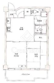 三越ゼームス坂マンション 5階 間取り図