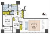 プレミストタワー白金高輪 34階 間取り図