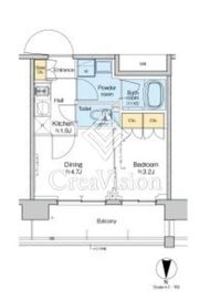 プラウドフラット西蒲田 805 間取り図