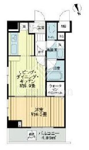 ガラ・グランディ大手町 11階 間取り図