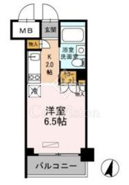カスタリア武蔵小杉 503 間取り図