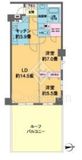 カスタリア高輪 209 間取り図