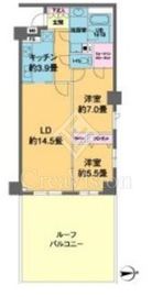 カスタリア高輪 209 間取り図