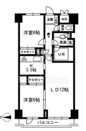 レジディア目白 606 間取り図