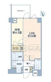 ピアース用賀 1階 間取り図