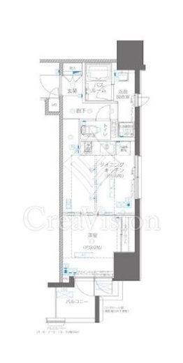 ZOOM川崎EAST 12階 間取り図