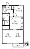 渋谷本町マンション(本町2-3-1) 3階 間取り図