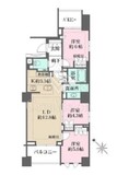 ブリリア文京西片 10階 間取り図