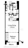 ブリリアイスト三軒茶屋アイビーテラス 606 間取り図