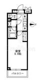 レジディア亀戸 609 間取り図