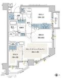 グレーシア横浜 8階 間取り図