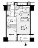 プラウドタワー渋谷 4階 間取り図