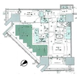 グランドヒルズ恵比寿 7階 間取り図