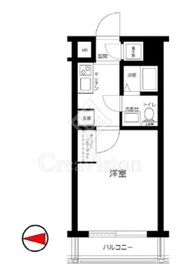 三軒茶屋リリエンハイム 5階 間取り図