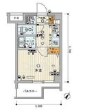 スカイコート新宿弐番館 4階 間取り図