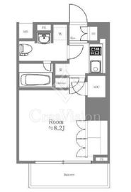 アクサス東新宿アジールコート 4階 間取り図
