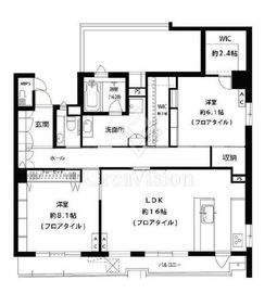 サウスコンフォート三鷹 1303 間取り図
