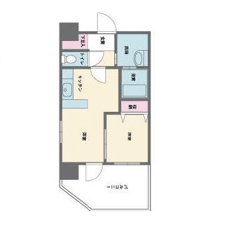 HF西新宿レジデンスイースト 1303 間取り図