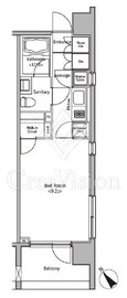 カスタリア大塚 803 間取り図