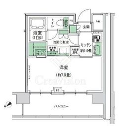 スタイリオ梶が谷 401 間取り図
