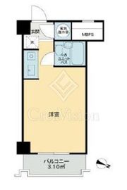 オリエント赤坂 2階 間取り図