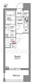 レジディア池袋ウエスト 602 間取り図