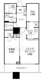 白金タワー 25階 間取り図