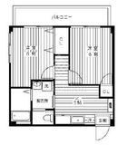 ヴィラセレーナ中野 606 間取り図
