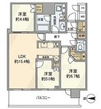 パークタワー晴海 20階 間取り図