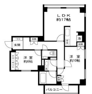 グランドメゾン恵比寿の杜 9階 間取り図