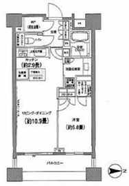 パークハウス千代田富士見 2階 間取り図