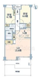 ジェイシティ田園調布 1階 間取り図