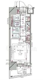 コンシェリア東京 HIGASHIJUJO RESIDENCE 9階 間取り図