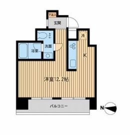 アムス四谷三丁目 606 間取り図