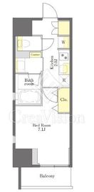 プライムメゾン初台 8F6 間取り図