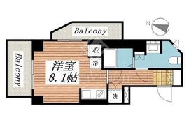 日神デュオステージ幡ヶ谷 8階 間取り図