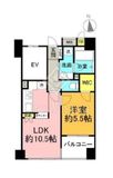 コスモ麻布十番 2階 間取り図