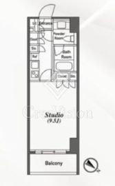 アジリア南麻布J's 502 間取り図