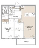 CLARITIA YOKOHAMA TAMMACHI (クラリティア横濱反町) 403 間取り図