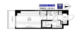 グランドコンシェルジュ池袋本町イースト 9階 間取り図
